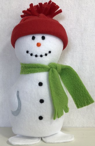ITH Snowman Softie Machine Embroidery Design