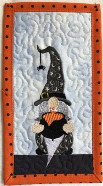 Picture of ITH Halloween Gnome 3 Machine Embroidery Design
