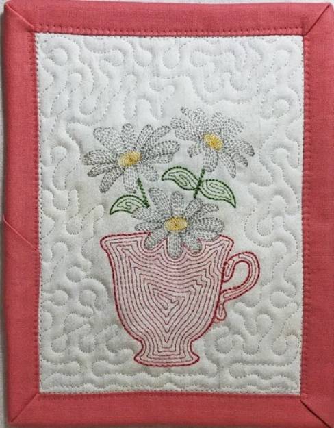 Picture of ITH Light Bloom Mug Rug 1