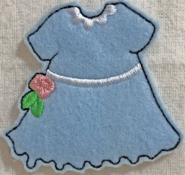 Picture of Dress 4 for Small Felt Paperdoll