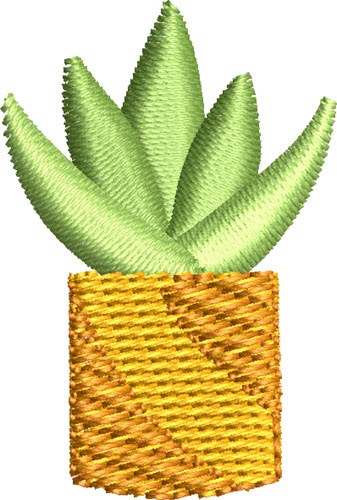 Mini Cactus 8 Machine Embroidery Design