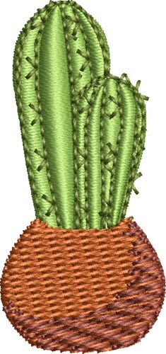 Mini Cactus 2 Machine Embroidery Design