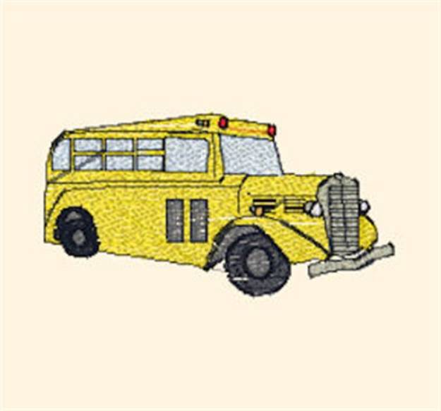 Picture of 1941 Bus Machine Embroidery Design