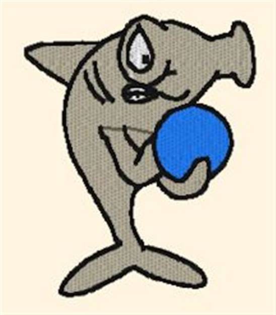 Picture of Bowling Shark Machine Embroidery Design
