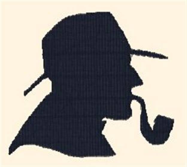 Picture of Detective Holmes Machine Embroidery Design