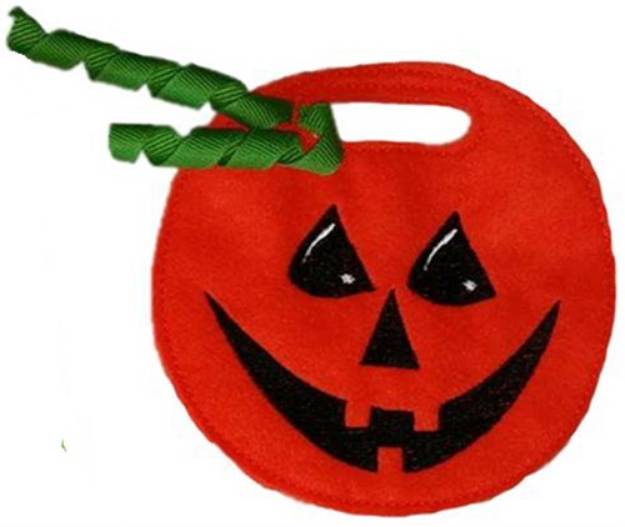 Picture of ITH Pumpkin Bag Machine Embroidery Design