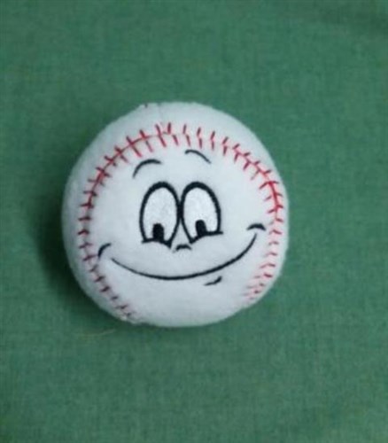 Silly Softie Baseball 02 Machine Embroidery Design