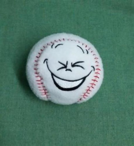 Silly Softie Baseball 03 Machine Embroidery Design