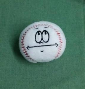 Picture of Silly Softie Baseball 04 Machine Embroidery Design