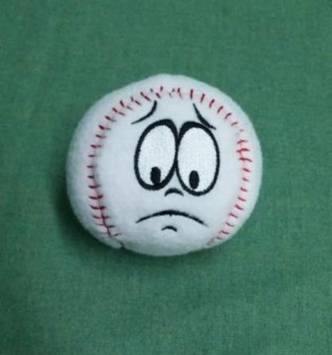 Silly Softie Baseball 06 Machine Embroidery Design