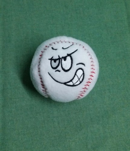 Silly Softie Baseball 07 Machine Embroidery Design