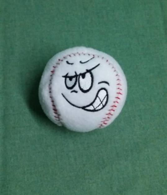 Picture of Silly Softie Baseball 07 Machine Embroidery Design