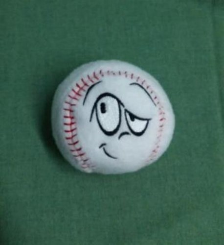 Silly Softie Baseball 10 Machine Embroidery Design
