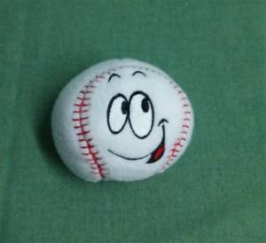 Picture of Silly Softie Baseball 01 Machine Embroidery Design