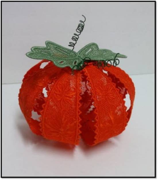 Picture of FSL 3D Pumpkin Machine Embroidery Design