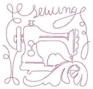 Picture of Sewing Machine Embroidery Design
