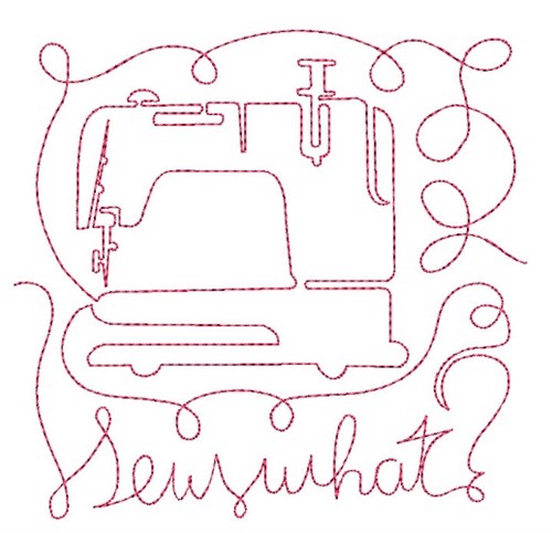 Sew What Machine Embroidery Design