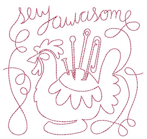 Sew Awesome Machine Embroidery Design