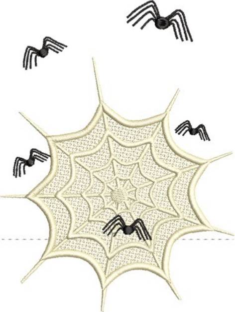 Picture of FSL Spider Web Machine Embroidery Design