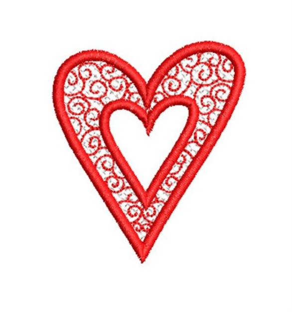 Picture of FSL HEART 01 Machine Embroidery Design