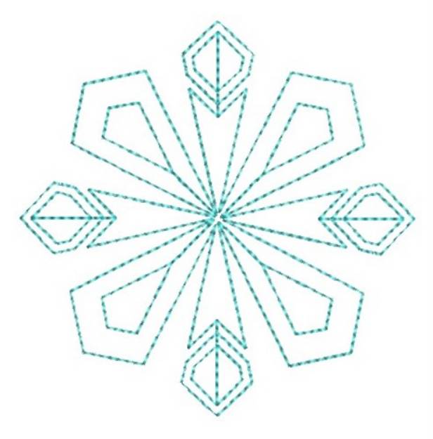 Picture of Snowflake08 Machine Embroidery Design