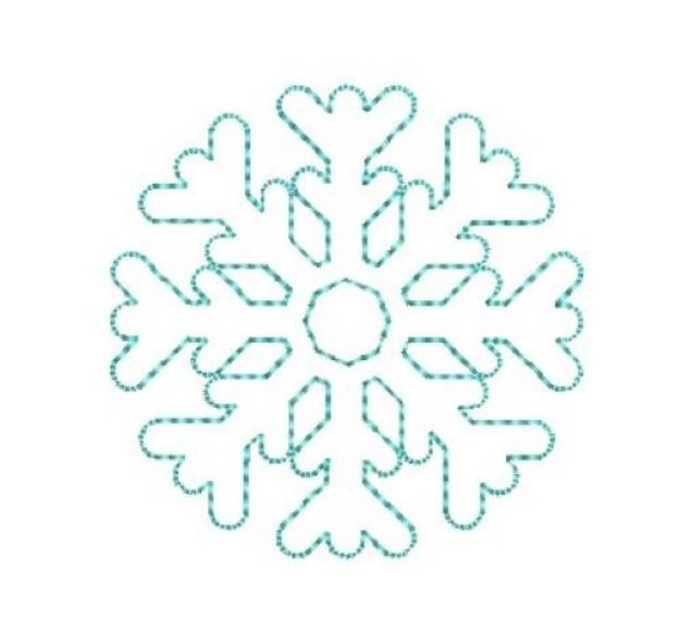 Picture of Snowflake02 Machine Embroidery Design