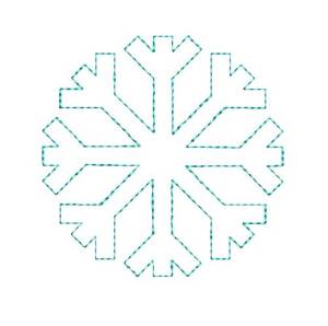 Picture of Simple Quilted Snowflake