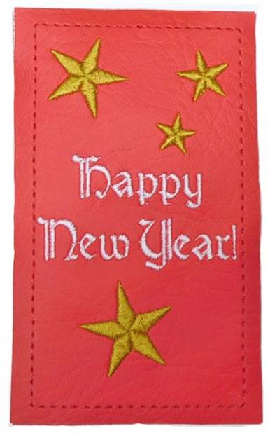 Picture of ITH Magic New Year Gift Wallet Machine Embroidery Design