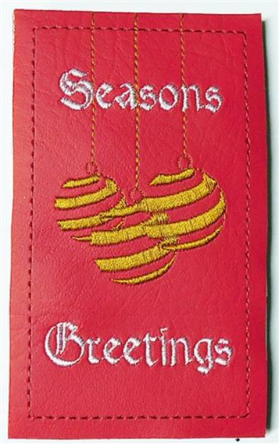 Picture of ITH Magic Greetings Gift Wallet Machine Embroidery Design