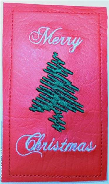 Picture of ITH Magic Christmas Gift Wallet Machine Embroidery Design