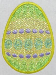 Picture of Decorated Mylar Easter Egg