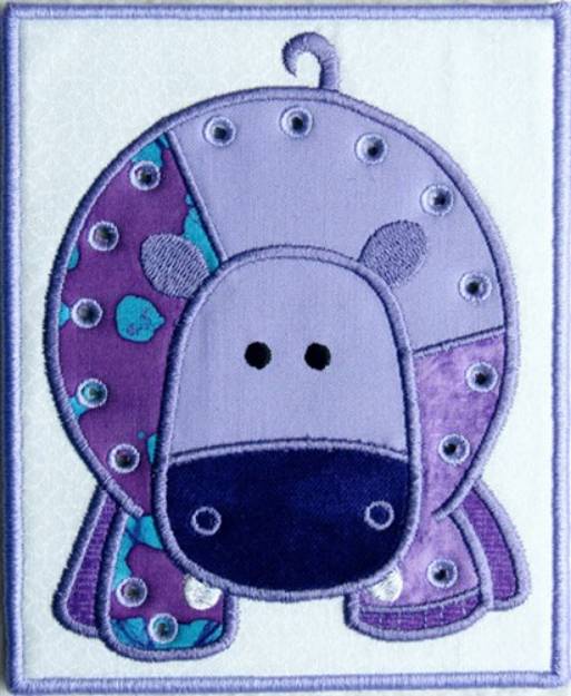 Picture of Patchy  Hippo Mug Mat