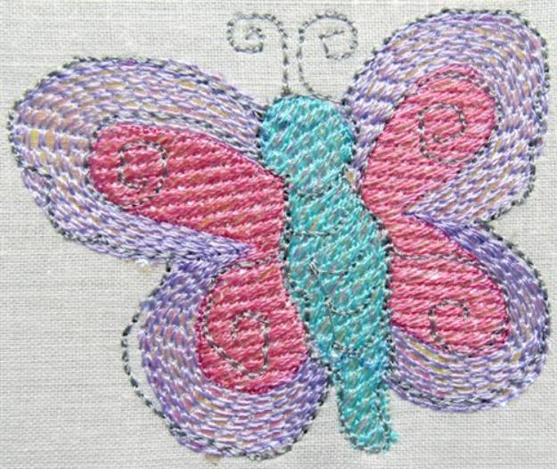 Picture of Mylar Retro Butterly