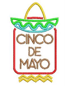 Picture of Cinco De Mayo Machine Embroidery Design