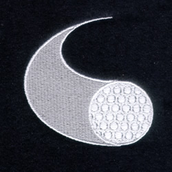 Golf Sports Tail Machine Embroidery Design