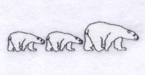 Picture of Polar Bears Pocket Topper Machine Embroidery Design