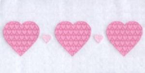 Picture of Hearts with Heart Fill Pattern
