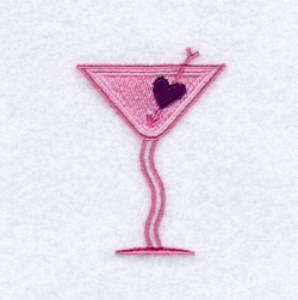 Picture of Sweetheart Martini Machine Embroidery Design