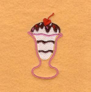 Picture of Sweetheart Sundae Machine Embroidery Design