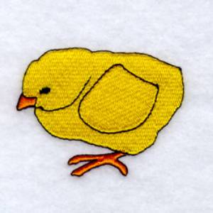 Picture of Large Chick #1 Machine Embroidery Design
