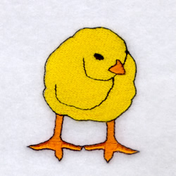 Large Chick #2 Machine Embroidery Design