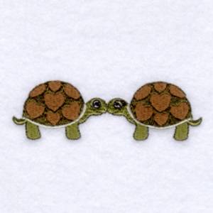 Picture of Turtles in Love Machine Embroidery Design
