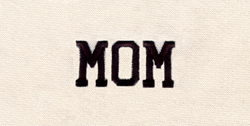 Mom - Small Machine Embroidery Design