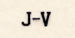 J-V Machine Embroidery Design