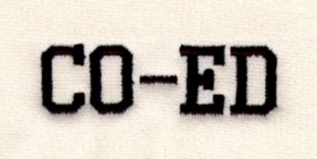Picture of Co-Ed Machine Embroidery Design