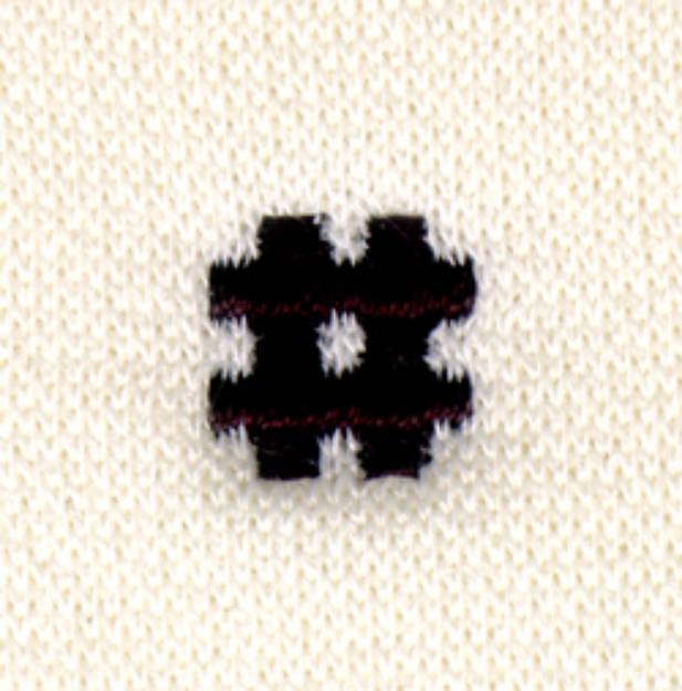 Picture of # Symbol Machine Embroidery Design