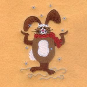 Picture of Snow Bunny Machine Embroidery Design