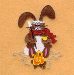 Picture of Snow Bunny Campout Machine Embroidery Design