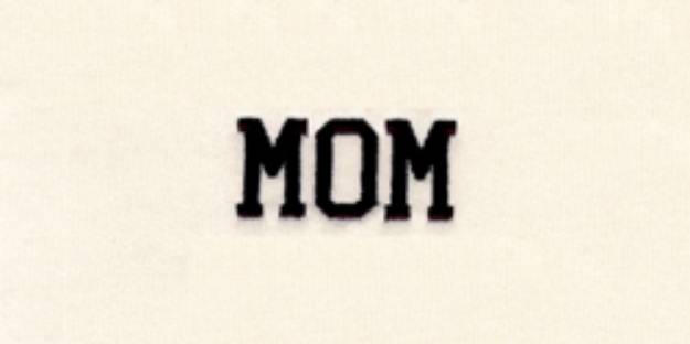 Picture of Mom - Large Machine Embroidery Design