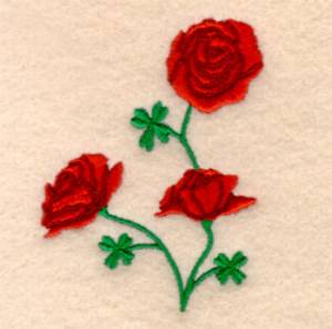 Picture of Irish Rose Machine Embroidery Design